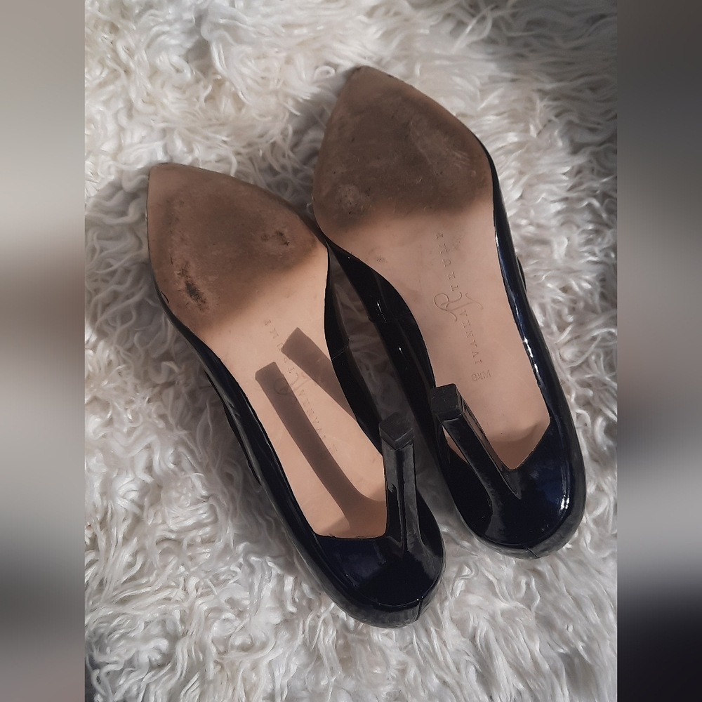 Ivanka Trump Black & Silver Heels - Picture 11 of 14